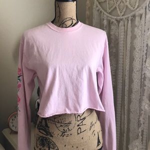 Pink Crop Top